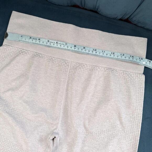 NWT Gymshark Vital Seamless Shorts Light Grey Marl XL High Waist Stretch Workout - Picture 8 of 8